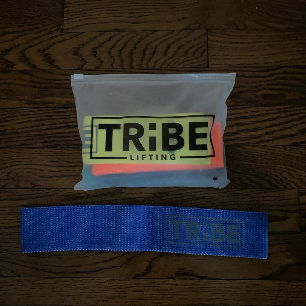 TRiBE Lifting Fabric Resistance Bands Set Glute Hip Booty Exercise Loops 5-Pack